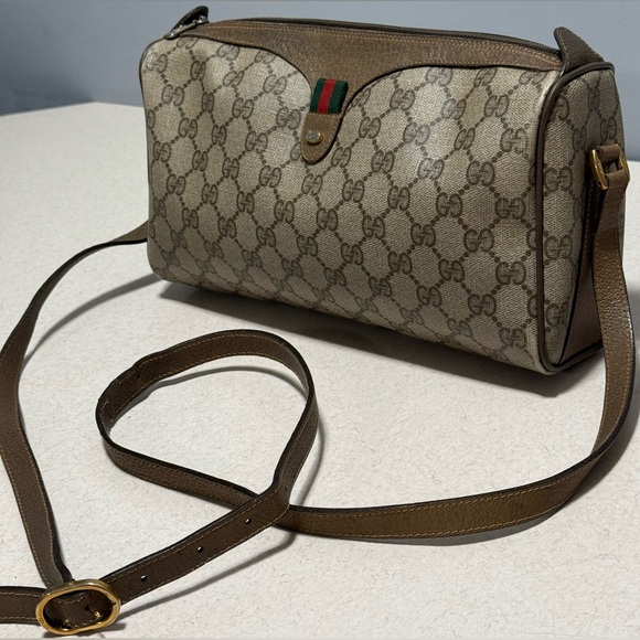 Gucci Vintage Supreme Web Sherry Line shoulder/crossbody bag - Picture 2 of 16